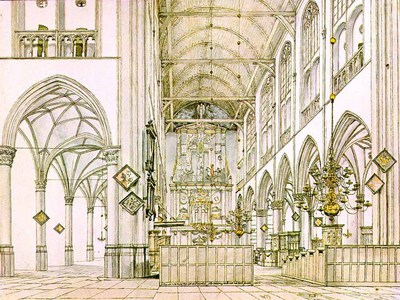 SAENREDAM Pieter Jansz Interior Of The Church In Alkmaar