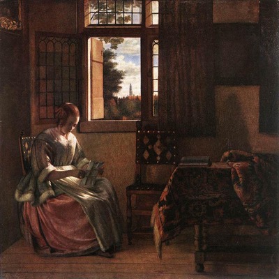 HOOCH Pieter de Woman Reading a Letter