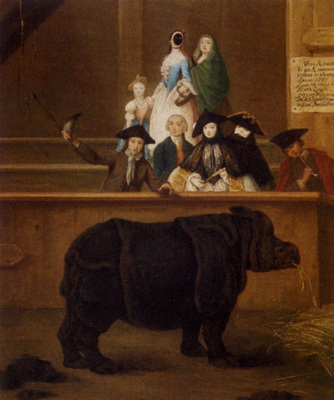 Longhi Pietro The Rhinoceros
