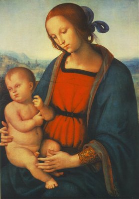 perugino pietro madonna with child