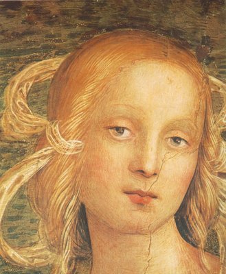 Perugino Pietro The Almighty with Prophets and Sybils 1500 detail1