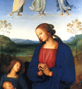 Perugino The Virgin and child with an angel