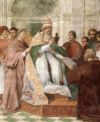 Raphael Gregory IX Approving the Decretals