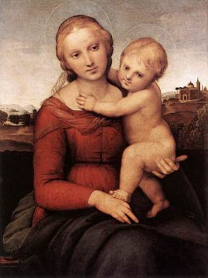 Raphael Madonna and Child The Small Cowper Madonna