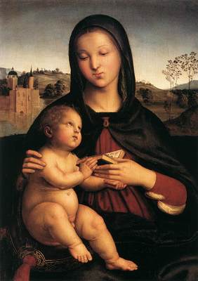Raphael Madonna and Child c1503