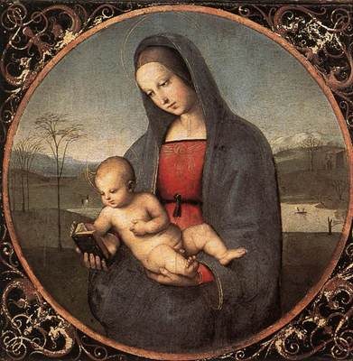 Raphael Madonna with the Book Connestabile Madonna