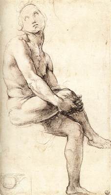 Raphael Study for Adam
