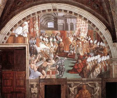 Raphael The Coronation of Charlemagne
