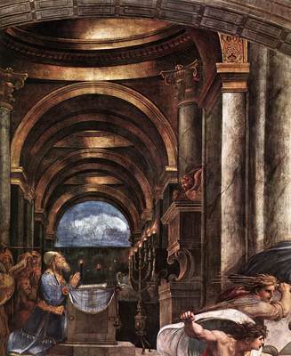 Raphael The Expulsion of Heliodorus from the Temple detail2