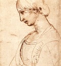 Raphael Waist length Figure of a Young Woman