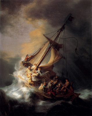 Rembrandt Christ In The Storm On The Sea Of Galilee