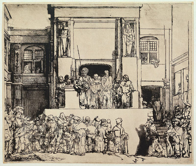 rembrandt christ presented to the people