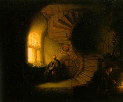 Rembrandt Philosopher in Meditation