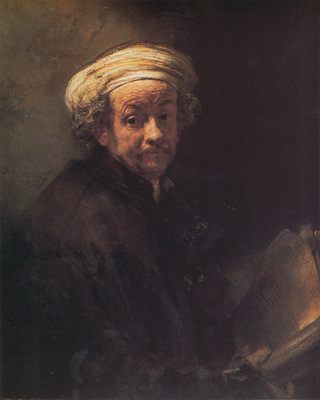 Rembrandt Self portrait as the Apostle Paul