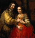 Rembrandt Portrait of Two Figures from the Old Testament known as The Jewish Bride