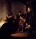 Rembrandt Repentant Judas Returning The Pieces Of Silver