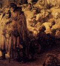 Rembrandt St John The Baptist Preaching Detail