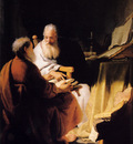 Rembrandt Two Old Men Disputing