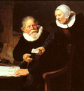 Rijn Rembrandt Van Jan Rijcksen And His Wife