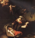 The Holy Family with Angels WGA