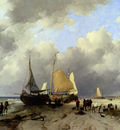 Haanen Remigius Adrianus Van Unloading The Catch