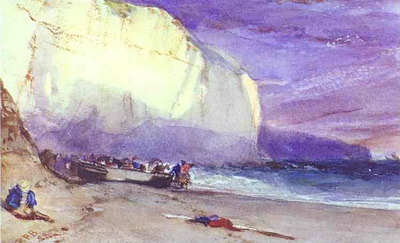 bonington richard parkes the undercliff
