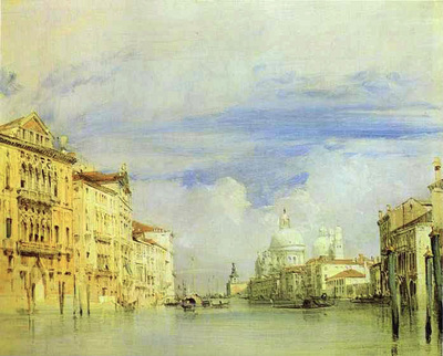 Bonington Richard Parkes Venice  The Grand Canal