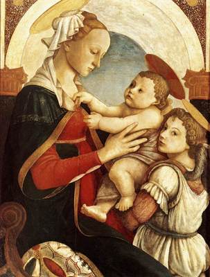 BOTTICELLI Sandro Madonna And Child With An Angel