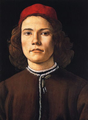 Botticelli Sandro Portrait of a young man
