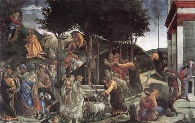 Botticelli Scenes from the Life of Moses