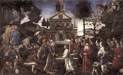 Botticelli The Temptation of Christ