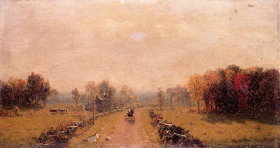 Gifford Sanford Robinson Carriage on a Country Road