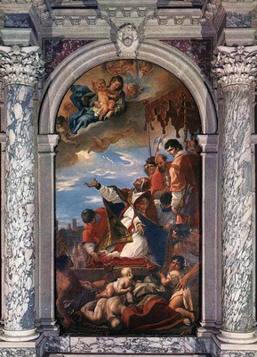 RICCI Sebastiano Altar Of St Gregory The Great