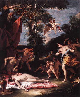 RICCI Sebastiano The Meeting Of Bacchus And Adriadne