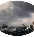 VLIEGER Simon de Stormy Sea