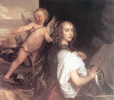Portrait of a Girl as Erminia Accompanied by Cupid CGF