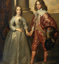 Dyck Anthony van William II Prince of Orange and Princess Henrietta Mary Stuart