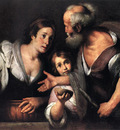 STROZZI Bernardo Prophet Elijah And The Widow Of Sarepta