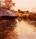 Thaulow Frits A Morning River Scene