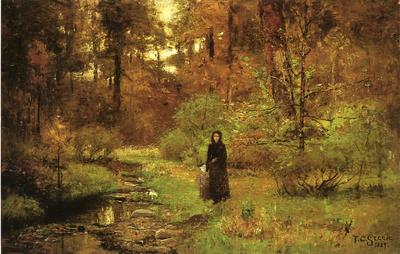 Steele Theodore Clement The Brook in the Woods