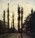 Steele Theodore Clement Evening Poplars