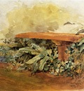 Robinson Theodore Garden Bench with Ferns