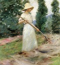 Robinson Theodore Girl Raking Hay