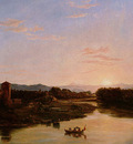 Cole Thomas Sunset of the Arno