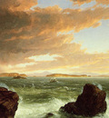 Cole Thomas View Across Frenchman s Bay from Mount Desert Island After a Squall