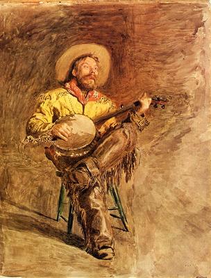 Eakins Thomas Cowboy Singing