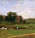 Eakins Thomas Study for The Meadows Gloucester New Jersey