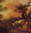 Landscape with a Woodcutter and Milkmaid