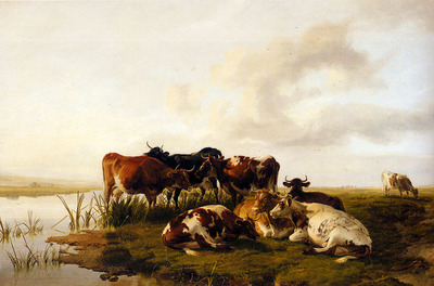 Cooper Thomas Sidney The Lowland Herd