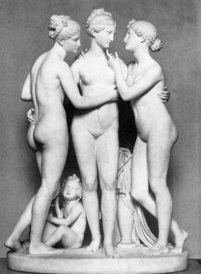 THORVALDSEN Berthel The Three Graces With Cupid